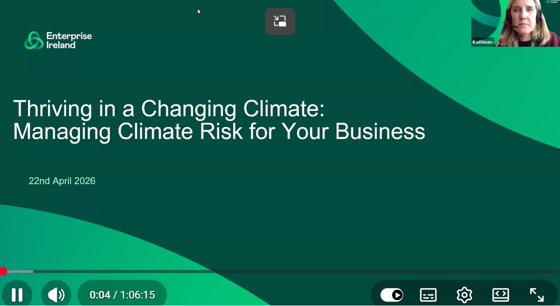 Thriving in a Changing Climate: Managing Climate Risk for Your Business